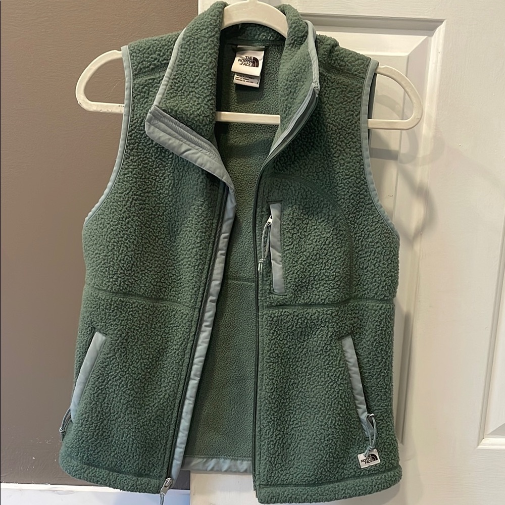 The North Face Womens Green Fleece Vest